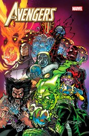 Avengers Series Comic Book Front Cover in Color