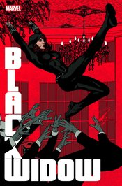 Black Widow Comic Book Front Cover in Color