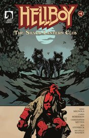 Hellboy Silver Lantern Club poster with label