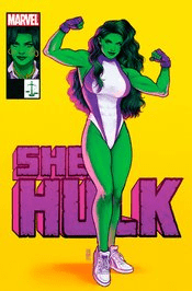 She Hulk Comic Book Cover in Color