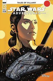 Star Wars adventures poster with a girl image